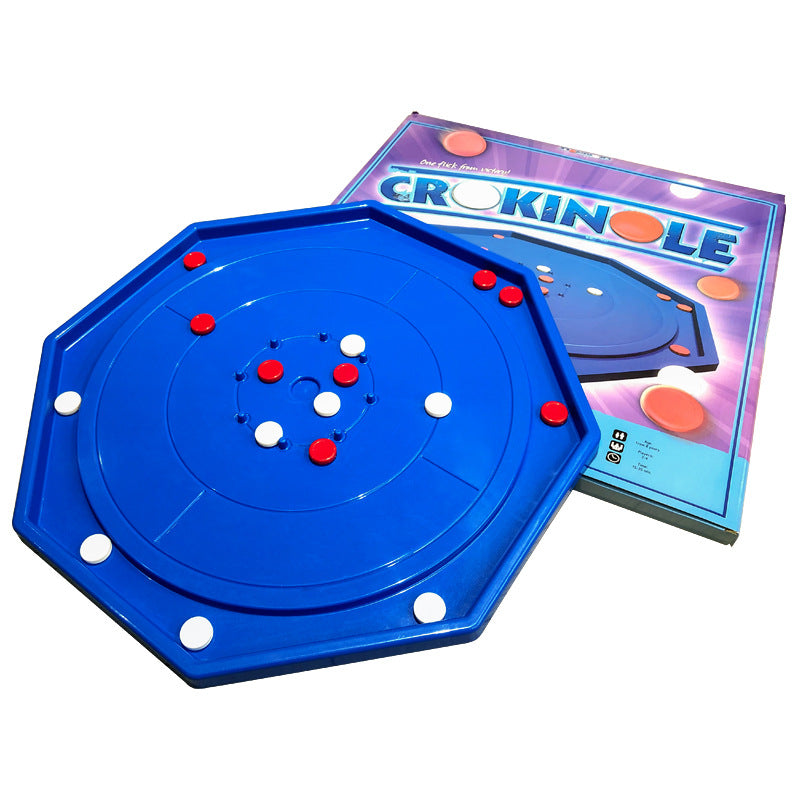 Crokinole board game Canadian chess set