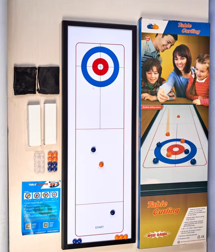 Emerging sports experience Plate curling floor curling for table