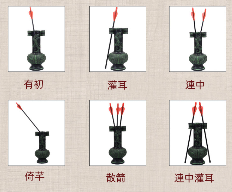 【預訂款】中華文化 仿古青銅投壺附十枝投擲箭