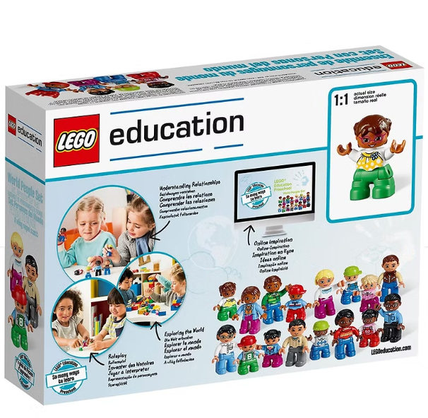 (預售2-5天)LEGO Education世界人偶-45011 LEGO Education: World People Set (45011)
