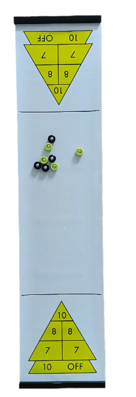 Mini Table Shuffleboard Set (Removable Bar Roll Type) 1200*280mm
