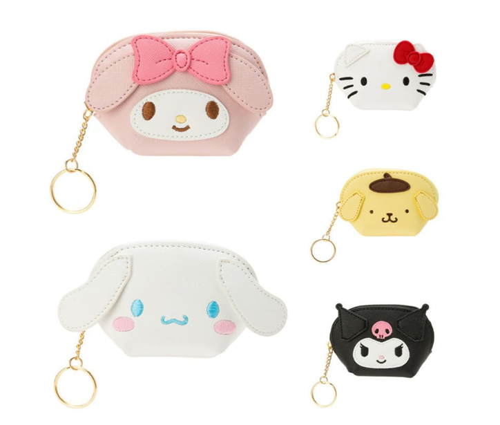 Sanrio 零钱包(Hello Kitty凯蒂猫/ Cinnamoroll玉桂狗/ Pompom Purin布甸狗)