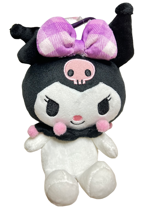 日本Kuromi/Hangyodon Hapidanbui/Howa Howa Pochacco公仔 豪華毛絨娃娃吊飾掛飾(有拉鏈內附環保袋)