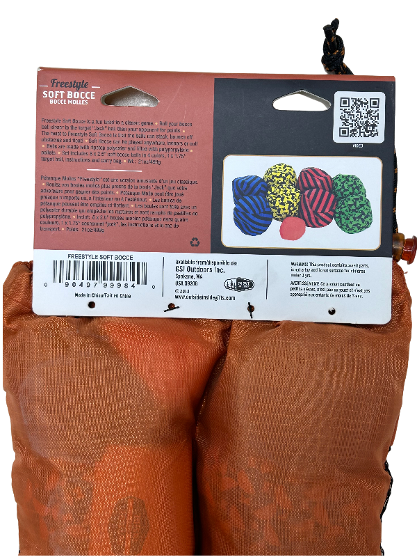 Freestyle Bocce Ball Set自由式地擲球/沙包滾球套裝23*6*16cm(無紙牌包裝)