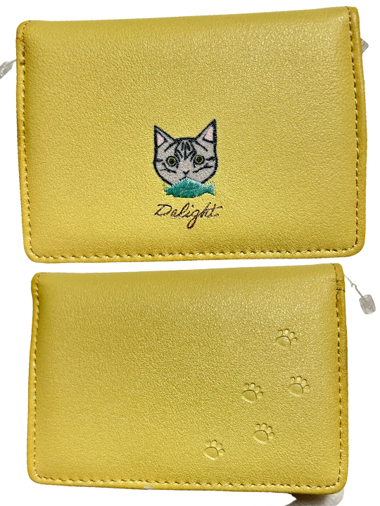 Japanese Women's Wallet with Buckle Folding PU Leather Coin Purse Women's Card Holder Wallet