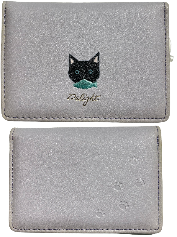 日本 女式皮夾帶扣折疊PU 皮革零錢包女卡包銀包