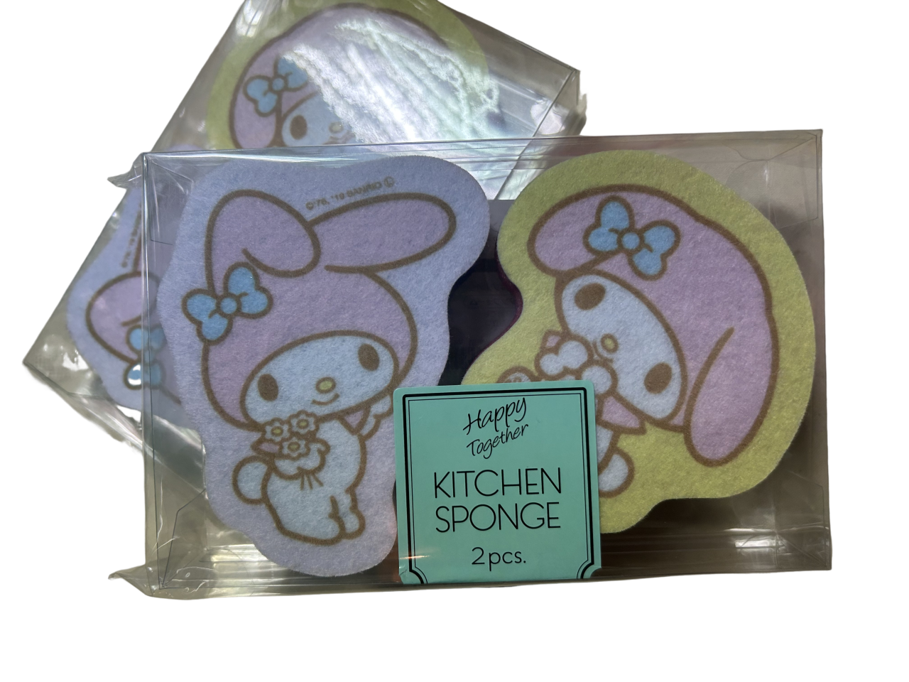 日本My Melody Kitchen 海绵百洁布套装(2个入)