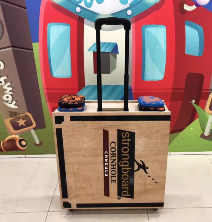 【CORNHOLE】布袋球折疊套裝_賽事標準尺寸(木板加固出貨)