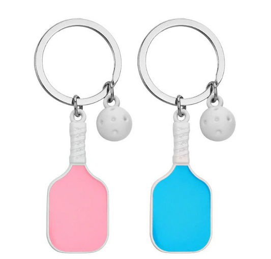 匹克球紀念品匙扣 真實球拍質感 精品掛件