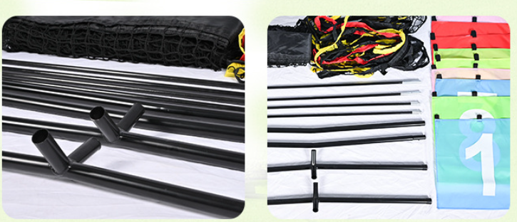 預訂款 便攜式躲避盤ADF 彩色玻璃纖維九宮格網架 2.1米