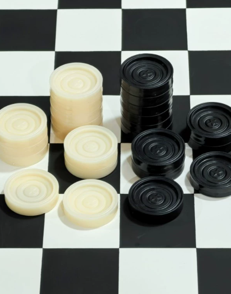 預訂款 國際跳棋 pu棋盤 64 格(配24顆棋子)