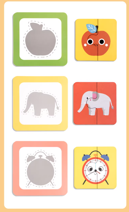 Shadow Matching Puzzle Game 親子動物影子配對遊戲