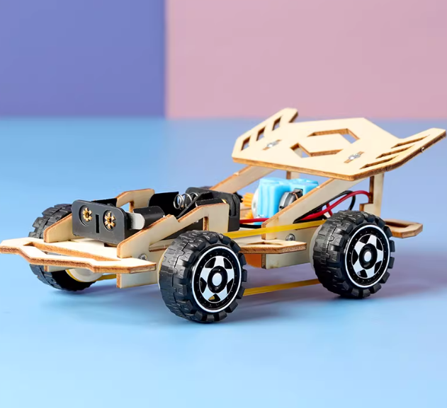 【STEAM兒童動手系列】幻影小車四驅車DIY科學實驗材料包