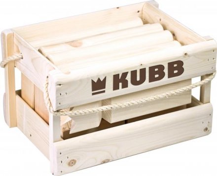 【芬兰Tactic 投掷新兴运动】国皇棋国际版Kubb Tournament Version(外包装35*27*24cm)