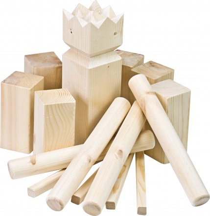 【芬兰Tactic 投掷新兴运动】国皇棋国际版Kubb Tournament Version(外包装35*27*24cm)
