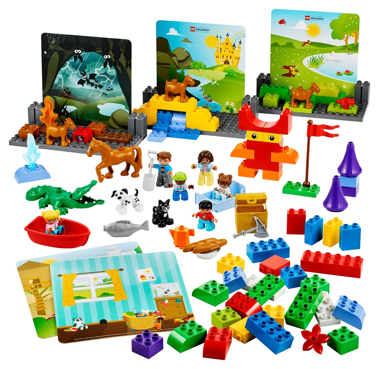 (預售2-5天)LEGO Education 45005 : Story Tales Set with Storage 童話王國連儲物膠箱