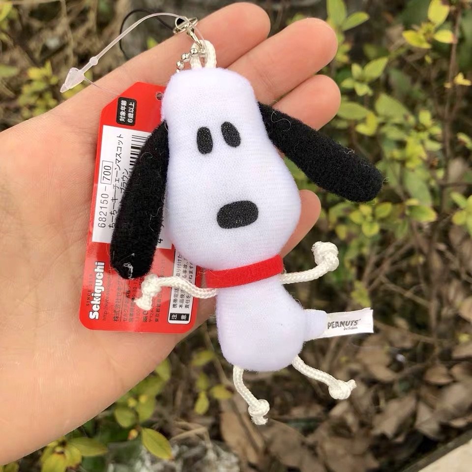 日本史努比查理布朗WOODSTOCK 可爱绒毛Q版造型挂饰小吊饰匙扣Snoopy
