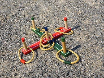 TACTIC-Ring Toss game 木制便携抛环游戏套装