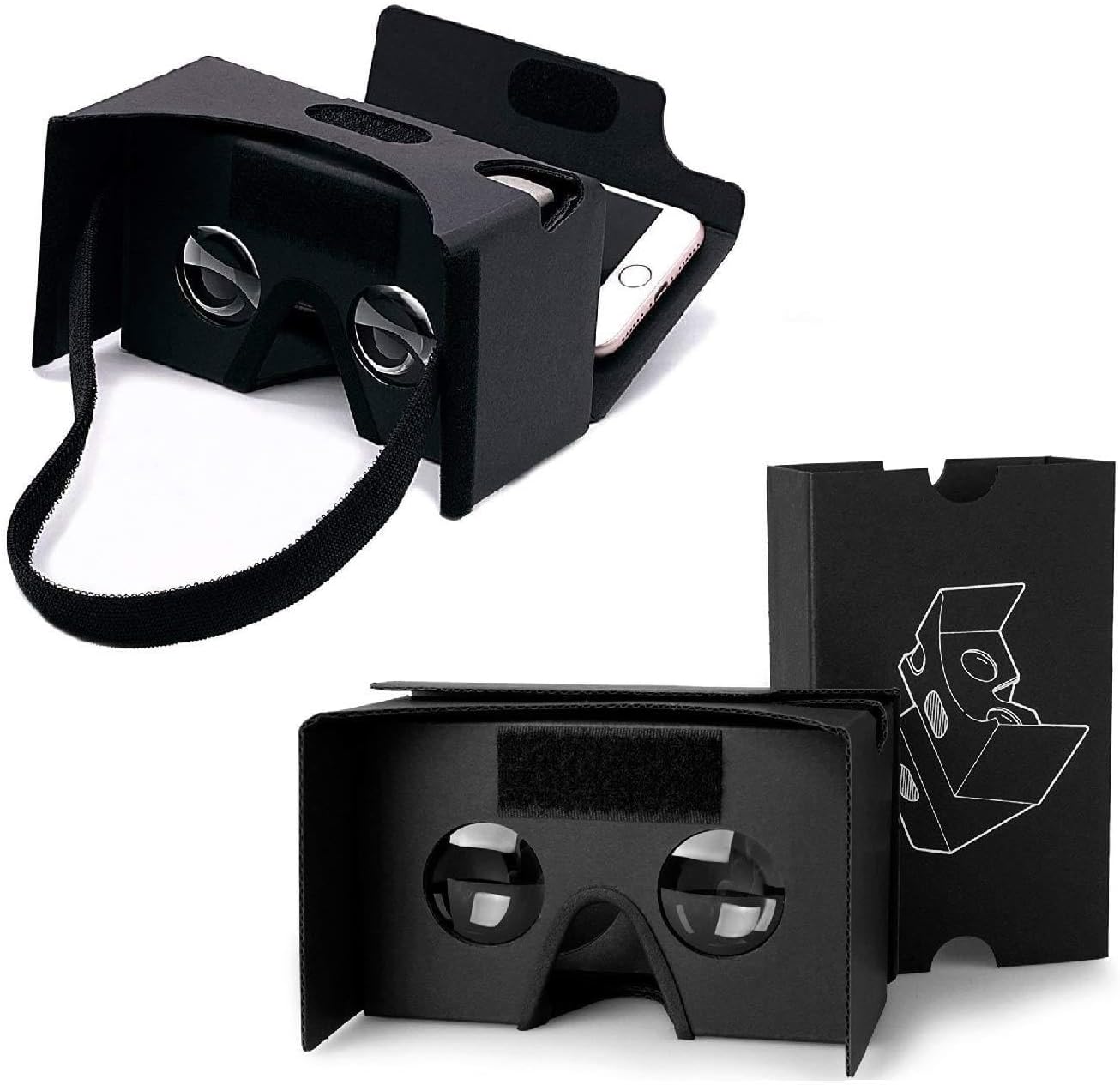 Google Cardboard V2 VR眼鏡盒 第二代智能手機專用虛擬實境 3D