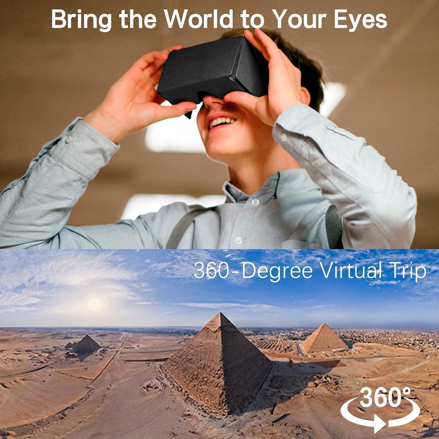 Google Cardboard V2 VR glasses box second generation smartphone dedicated virtual reality 3D