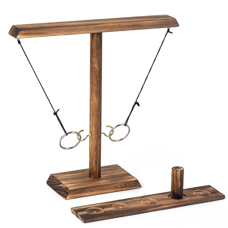 木制抛环套圈桌上游戏Ring Toss Games