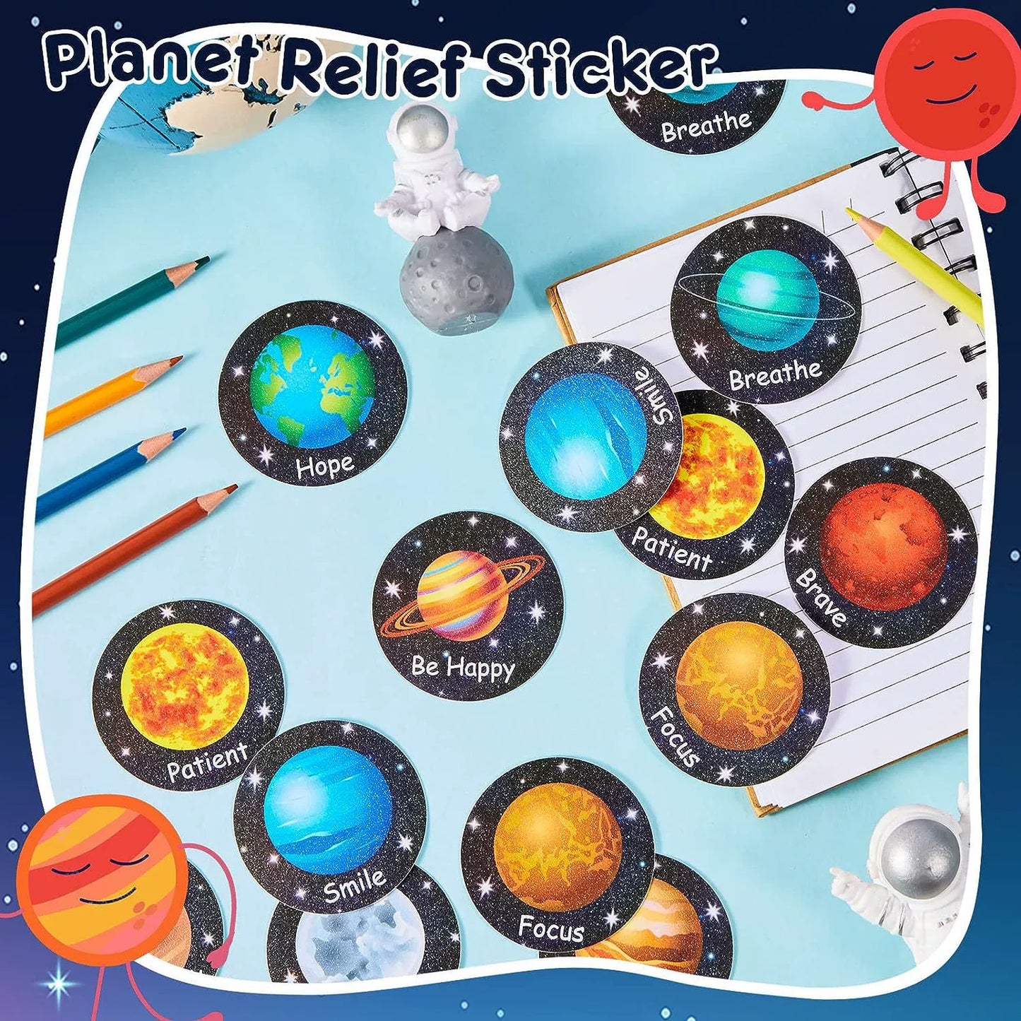 星空感官貼紙 10片裝 學生減壓焦慮