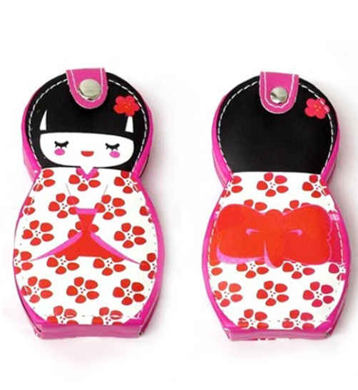 Kimono Kokeshi Nail Clipper Set 和服小芥子指甲刀套装
