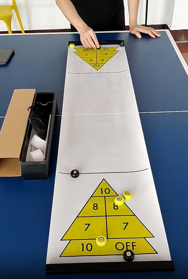 Mini Table Shuffleboard Set (Removable Bar Roll Type) 1200*280mm