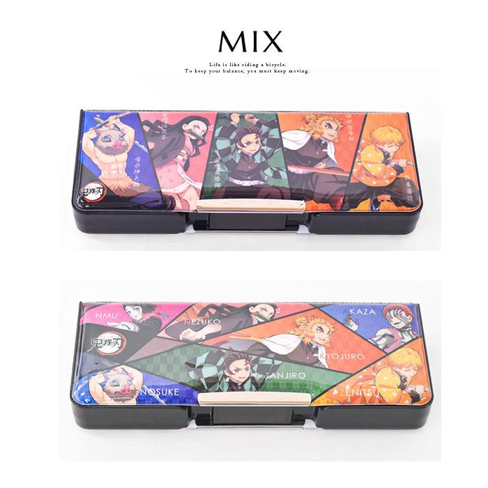 Japanese-made Demon Slayer double-sided pencil case pencil case pencil case multi-function pencil case double-sided pencil case hard pencil case storage box genuine