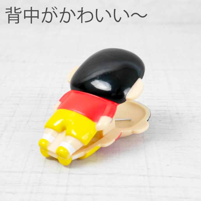 日本文具夹子SHINNOSUKE NOHARA die-cut clip "CRAYON Shinchan"文具夹3 件套蜡笔小新武里武里左卫门