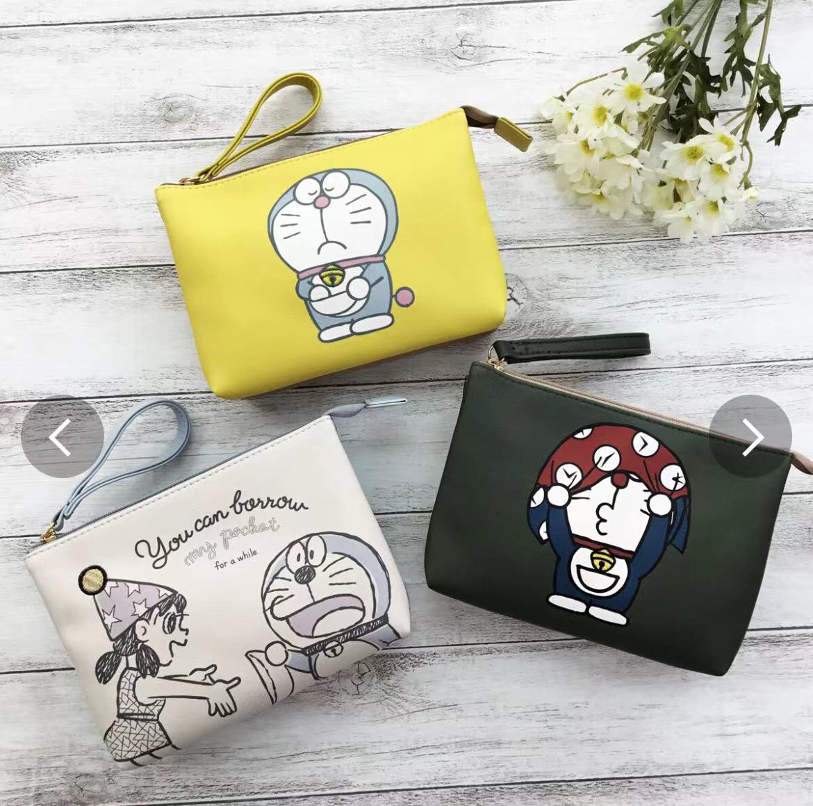 Doraemon single point embroidery bag
