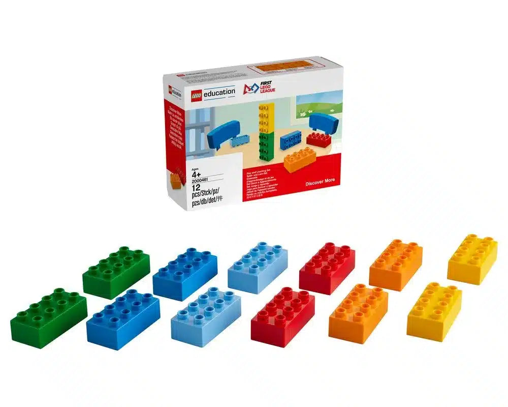 Educational Toys LEGO Education 2000461 FIRST LEGO League Discover More Set Six Bricks 2021 Six Color Building Block League Special Edition