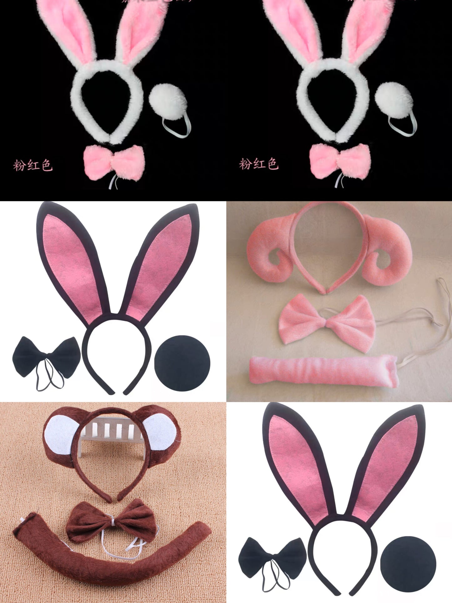 【特價】隨機動物頭飾6套