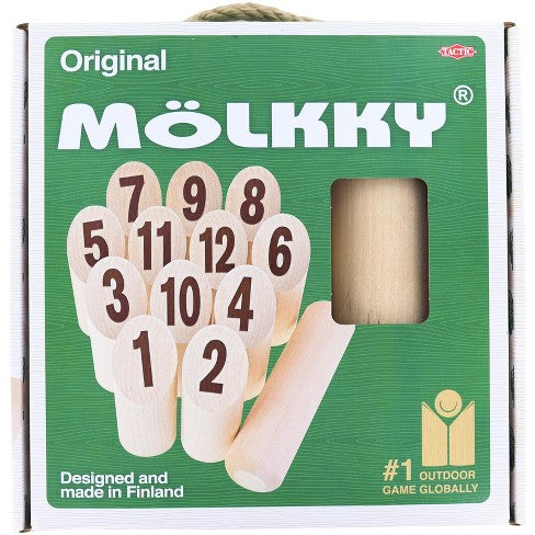 TACTIC Finnish wooden pillars (wooden chess) MOLKKY family pack - Throwing emerging sports