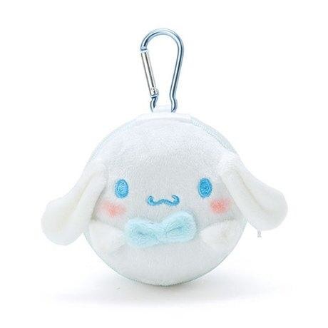 Sanrio Cinnamoroll round plush zipper hard box jewelry box storage box headphone box