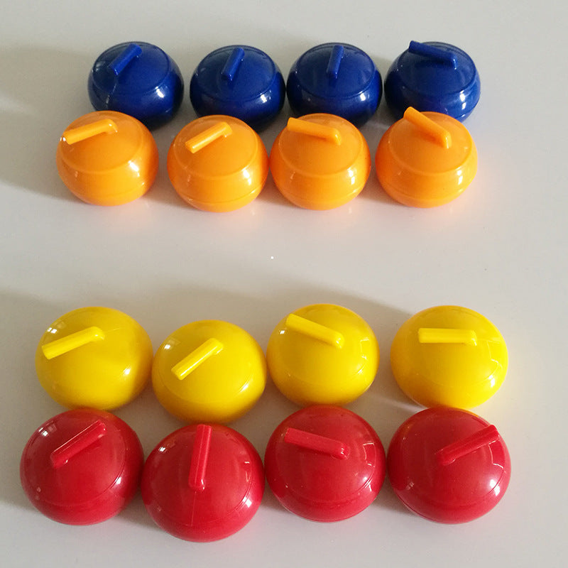 板式冰壺/迷你冰壺 球8粒一set（紅/藍） 配件