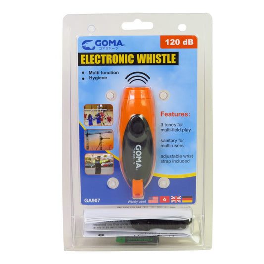 GOMA Electronic Whistle (with batteries) Orange and Black