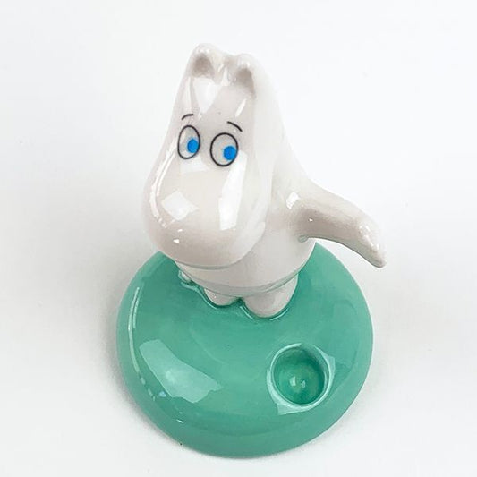 Japanese Moomin Pen Holder Ceramic Blue Pen Holder 