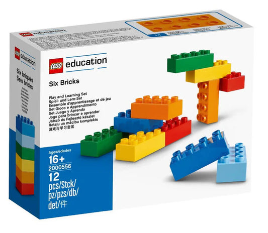 LEGO Education 2000556 : Six Bricks BOX SET六色積木盒裝（藍盒）