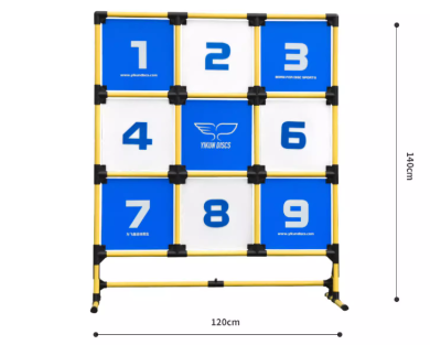 (No stock, need to pre-order) ADF dodge plate professional version nine-square grid sports training net professional outdoor dodge plate rack
