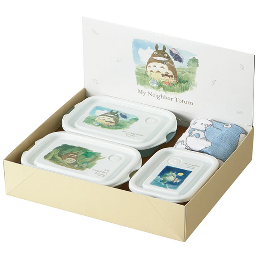 Japanese My Neighbor Totoro - Food Box + Towel Set [Small] Gift Set My Neighbor Totoro Bento Set
