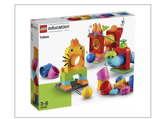 Slightly defective LEGO Education 45026: Tubes