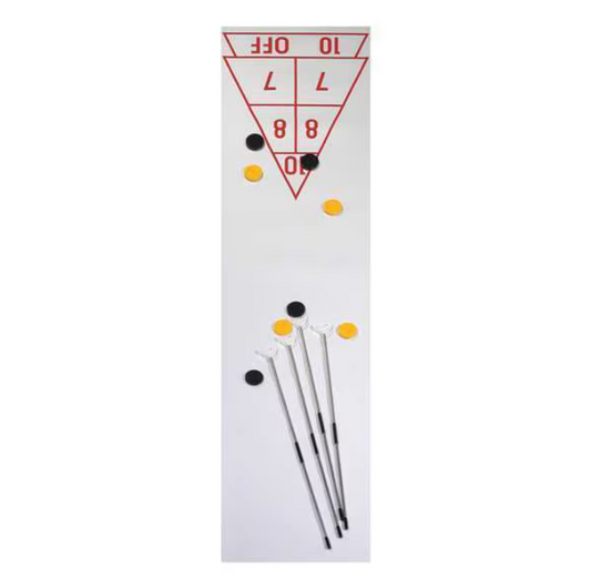 FLOOR SHUFFLEBOARD Medium Floor Shaker Set (Plastic Track 4.7m)