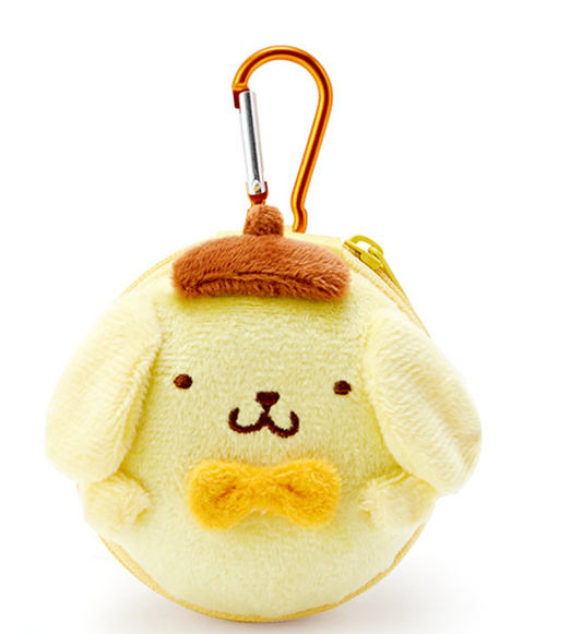 Sanrio PomPomPurin Plush Zipper Hard Box Jewelry Box Storage Box Headphone Box 