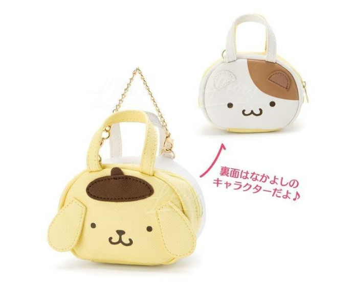 Sanrio 布甸狗迷你波士顿包拉链袋手袋