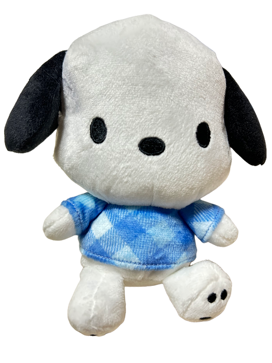 日本Kuromi/Hangyodon Hapidanbui/Howa Howa Pochacco公仔 豪華毛絨娃娃吊飾掛飾（有拉鏈內附環保袋）