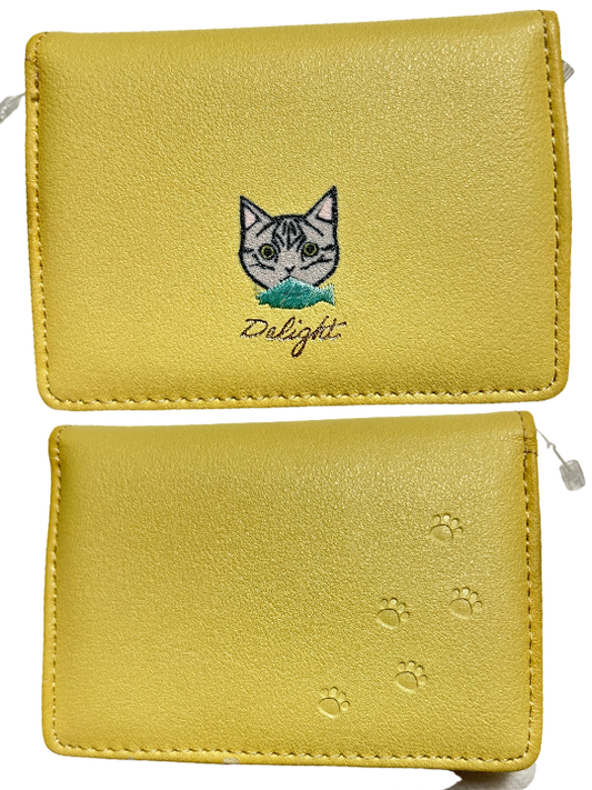 Japanese Women's Wallet with Buckle Folding PU Leather Coin Purse Women's Card Holder Wallet 