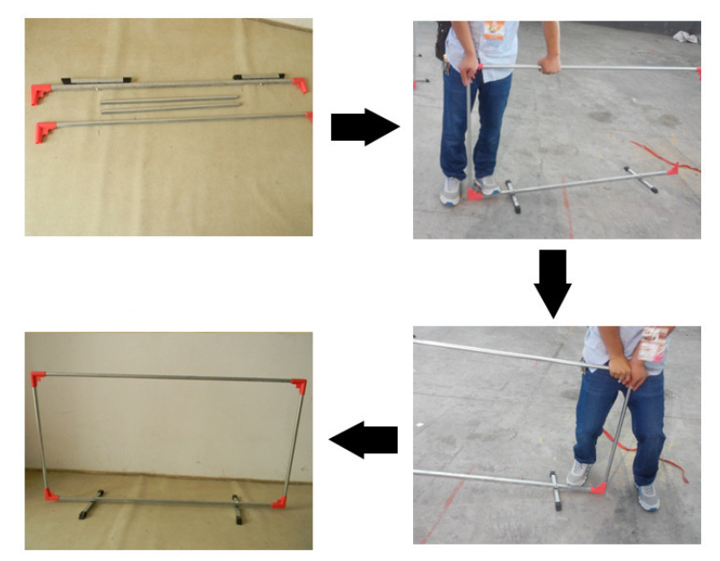 Special fence for competition venues (for both outdoor and indoor use)