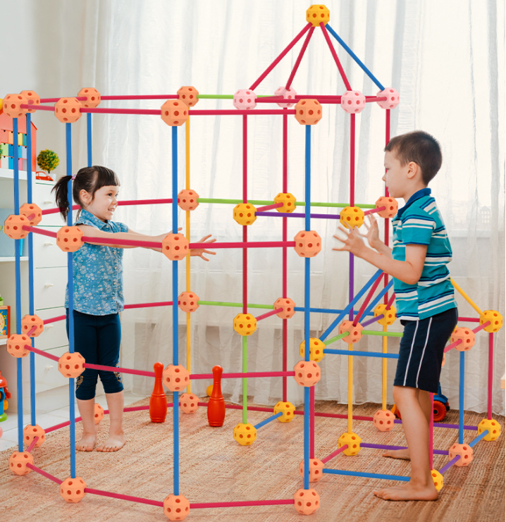Pinwheel小小建構師 兒童積木 拼裝立體大型建築玩具