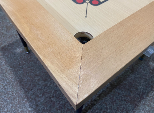 中型克朗球桌原木色套装对战游戏88*88 CM +19棋